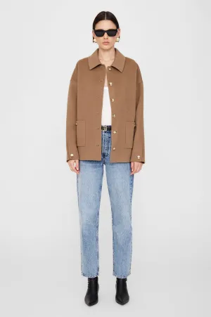 Luca Jacket - Camel Cashmere Blend -ANINE BING