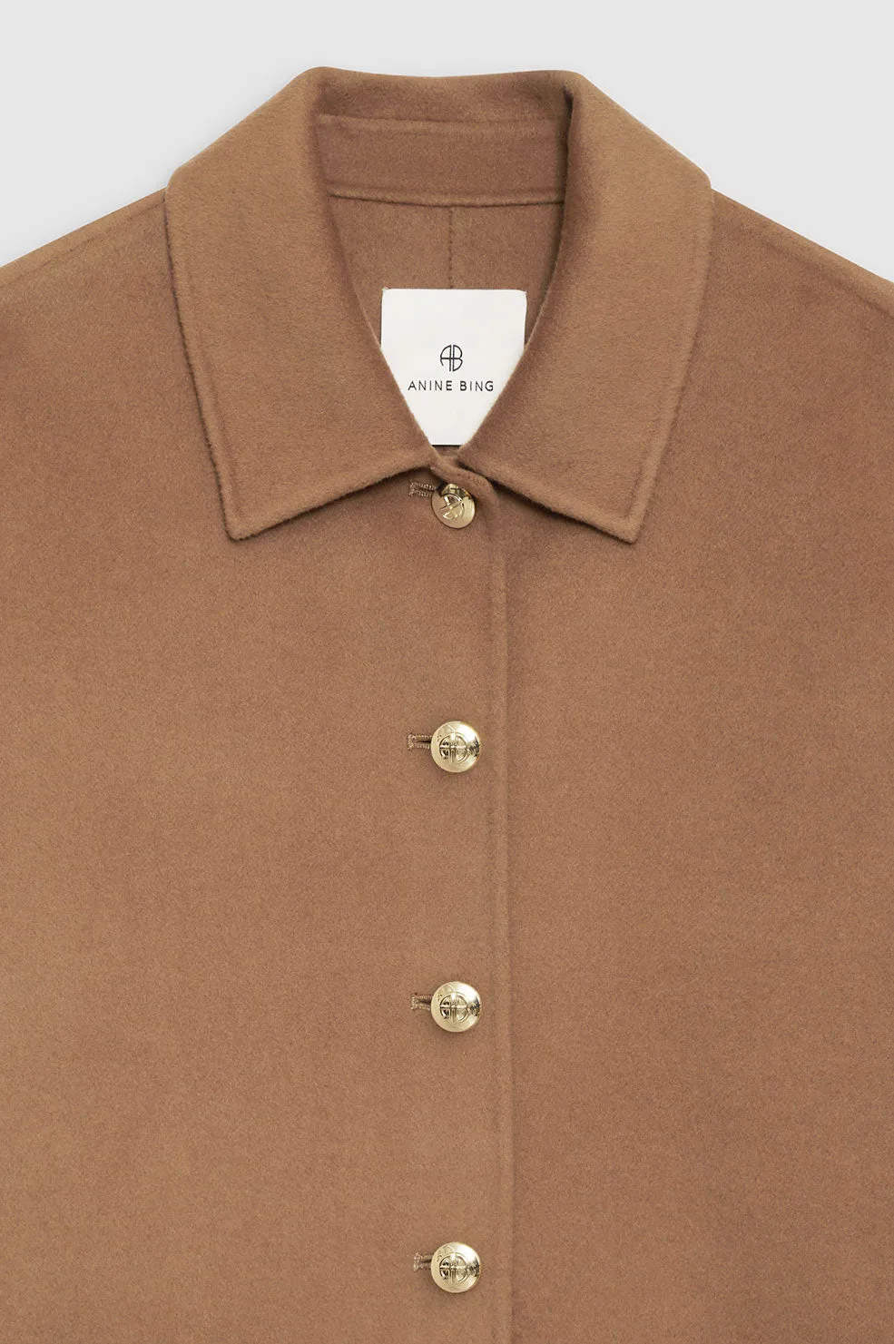 Luca Jacket - Camel Cashmere Blend -ANINE BING
