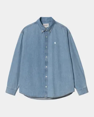 Lucas Shirt | Blue (bleached) Carhartt WIP