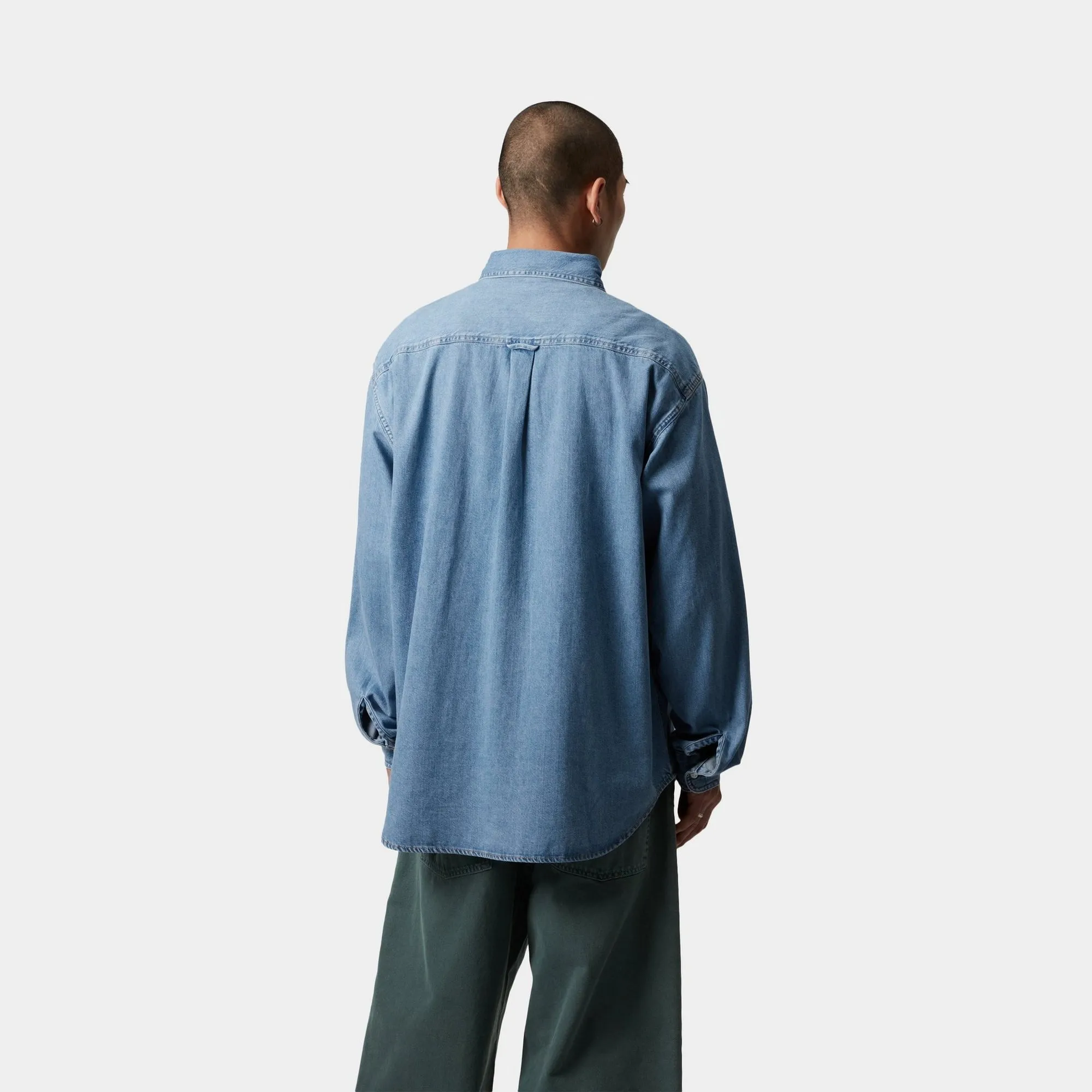 Lucas Shirt | Blue (bleached) Carhartt WIP