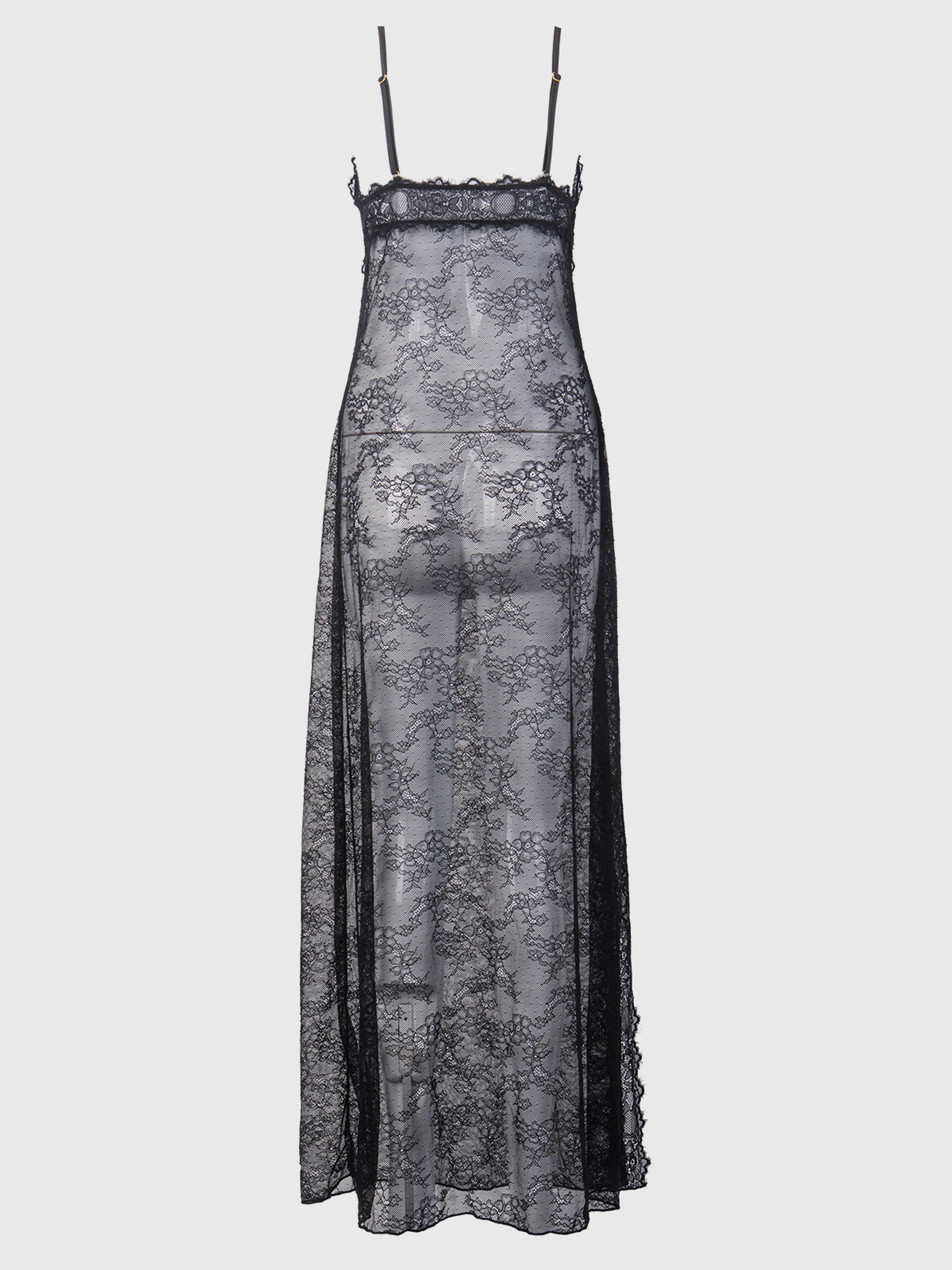 Luella Lace Wrap Maxi Gown by Frederick's of Hollywood