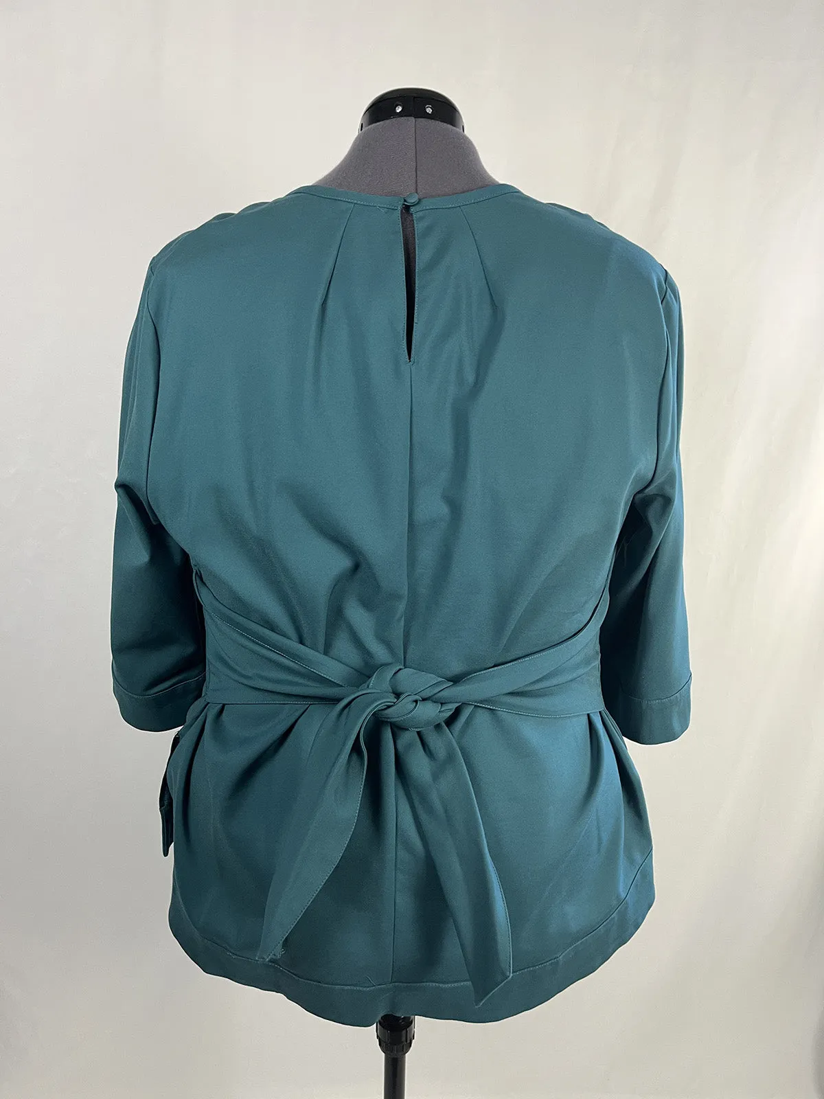 Melissa McCarthy 77 Size 3X (24) Teal Shirt