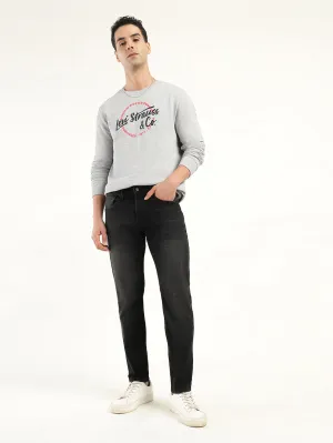 Men's 512 Black Slim Tapered Fit Mid Rise Jeans LEVI'S