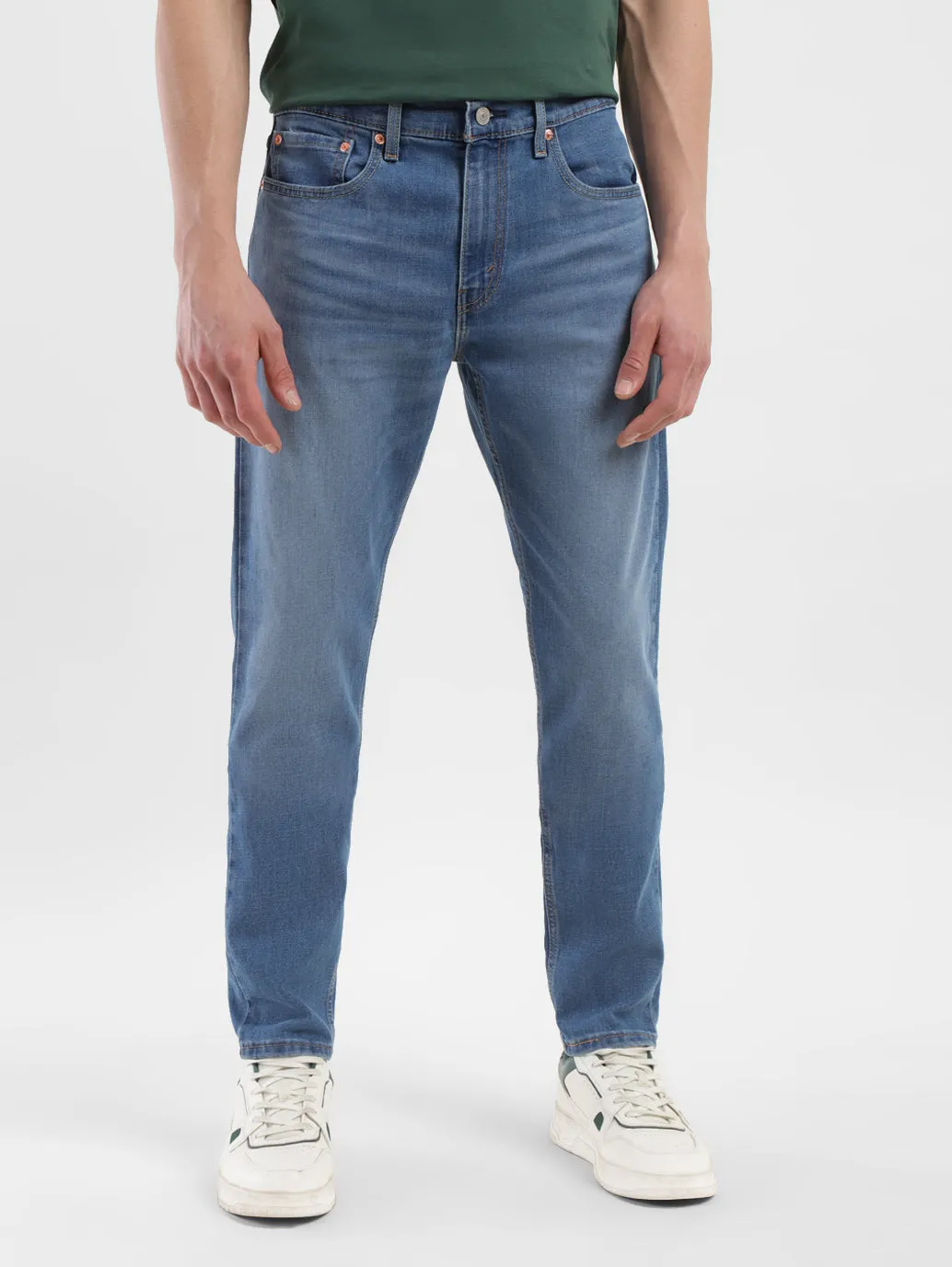 Men's 512 Blue Slim Tapered Fit Mid Rise Jeans LEVI'S
