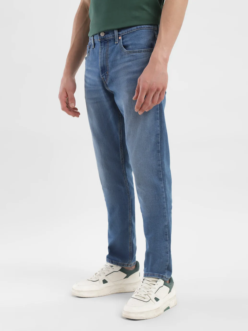 Men's 512 Blue Slim Tapered Fit Mid Rise Jeans LEVI'S