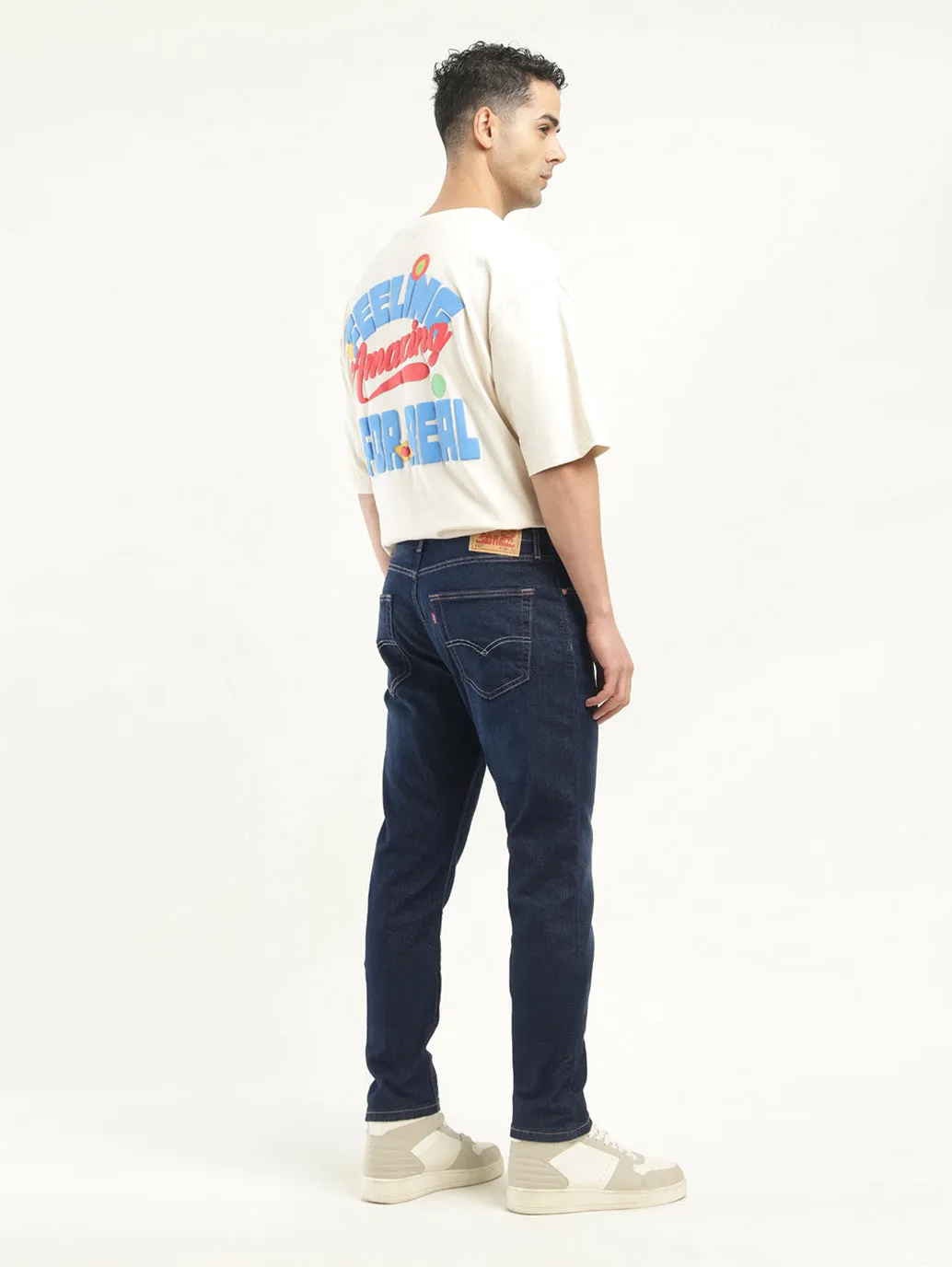 Men's 512 Blue Slim Tapered Fit Mid Rise Jeans LEVI'S