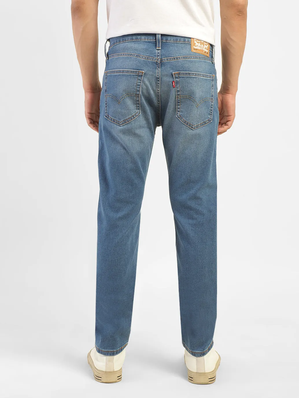 Men's 512 Blue Slim Tapered Fit Mid Rise Jeans LEVI'S