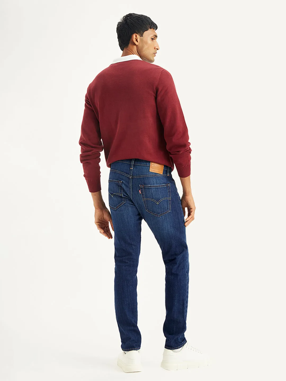 Men's 512 Blue Slim Tapered Fit Mid Rise Jeans LEVI'S