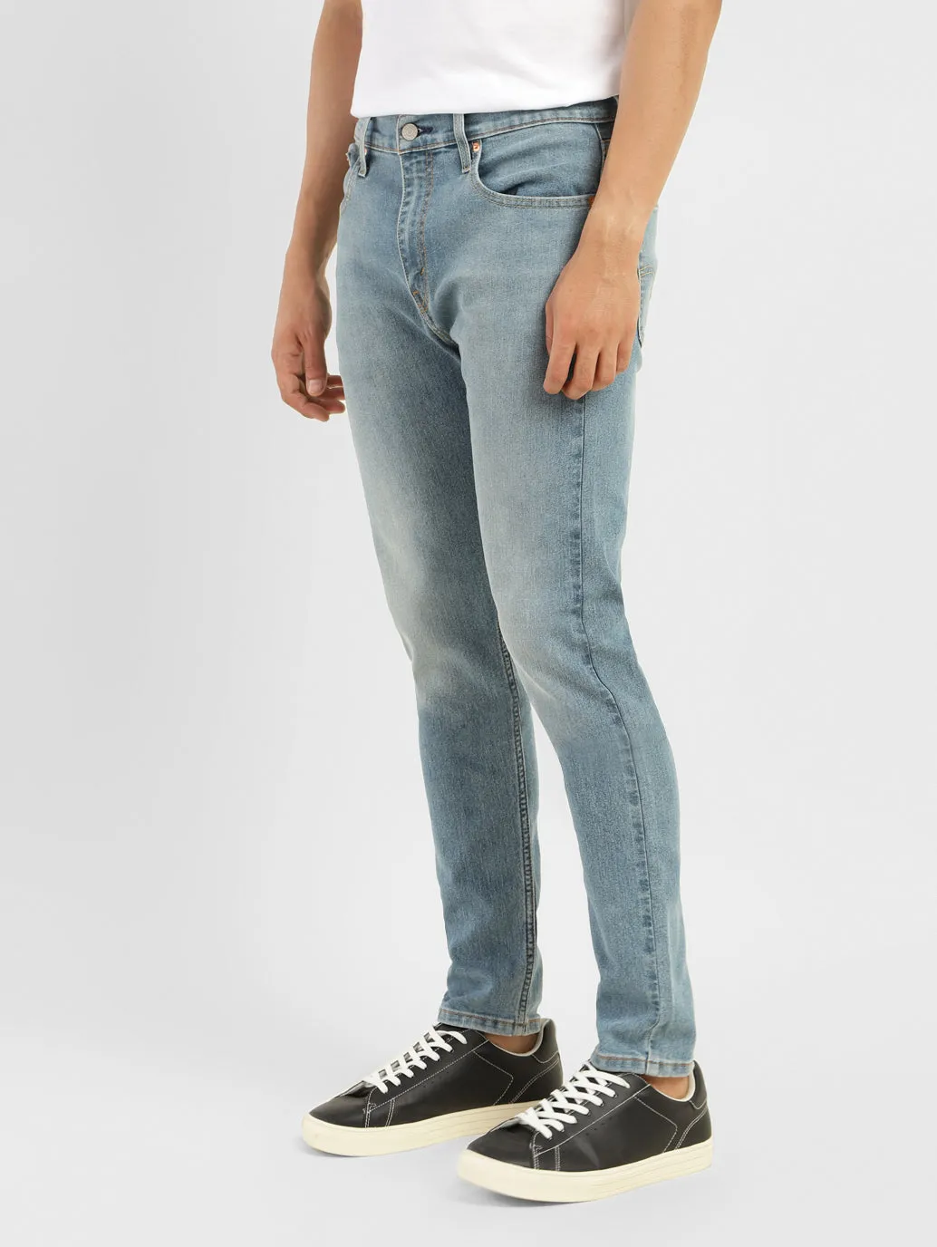 Men's 512 Blue Slim Tapered Fit Mid Rise Jeans LEVI'S