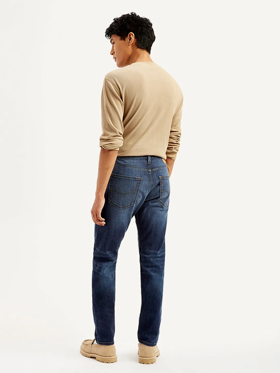 Men's 512 Blue Slim Tapered Fit Mid Rise Jeans LEVI'S