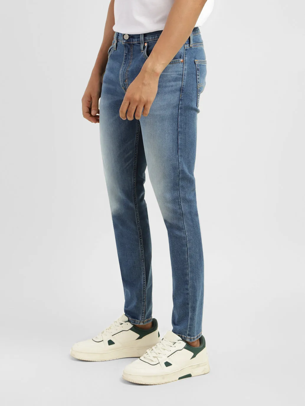 Men's 512 Blue Tapered Fit Mid Rise Jeans LEVI'S