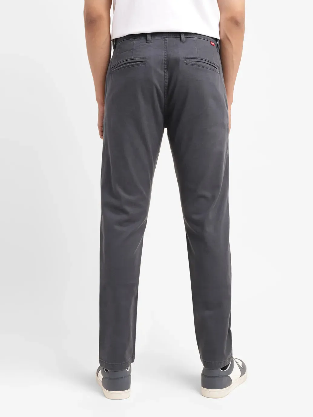 Men's 512 Grey Slim Tapered Fit chinos LEVI'S
