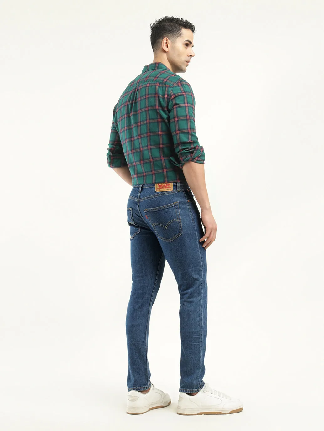 Men's 512 Indigo Slim Tapered Fit Mid Rise Jeans LEVI'S