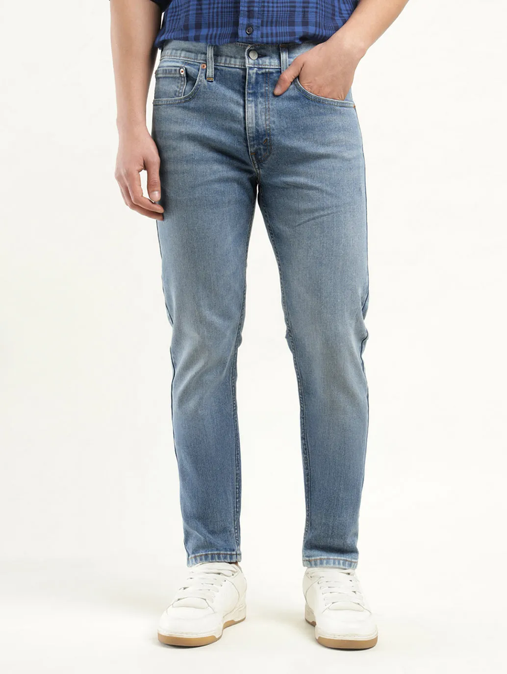 Men's 512 Indigo Slim Tapered Fit Mid Rise Jeans LEVI'S