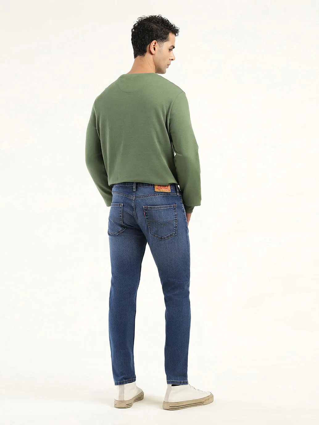 Men's 512 Indigo Slim Tapered Fit Mid Rise Jeans LEVI'S