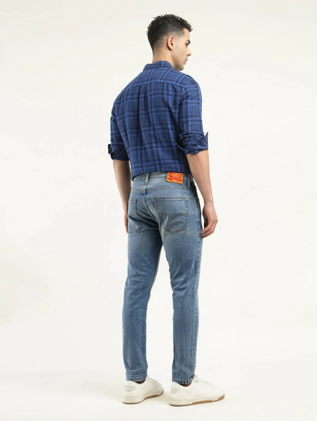 Men's 512 Indigo Slim Tapered Fit Mid Rise Jeans LEVI'S