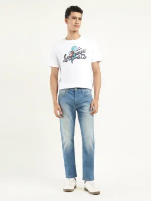 Men's 512 Indigo Slim Tapered Fit Mid Rise Jeans LEVI'S