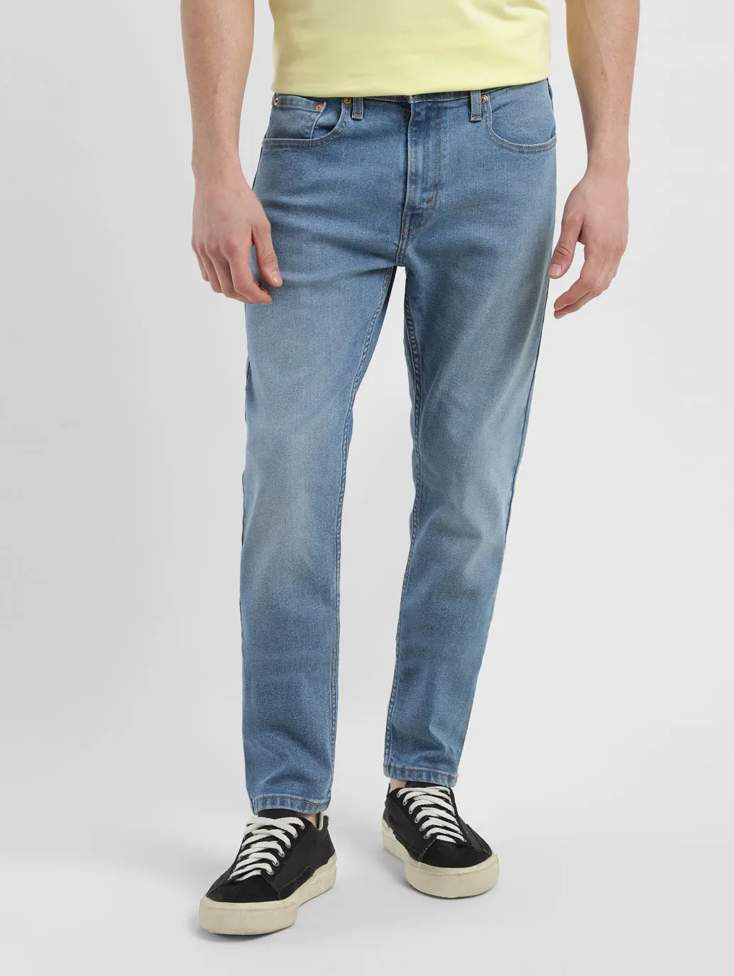 Men's 512 Light Blue Slim Tapered Fit Mid Rise Jeans LEVI'S