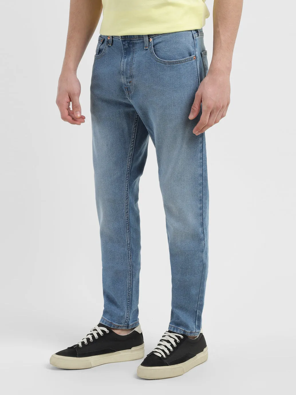 Men's 512 Light Blue Slim Tapered Fit Mid Rise Jeans LEVI'S