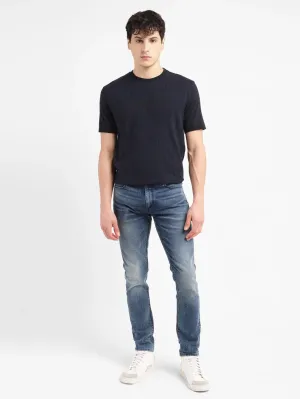 Men's 512 Mid Indigo Slim Tapered Fit Mid Rise Jeans LEVI'S