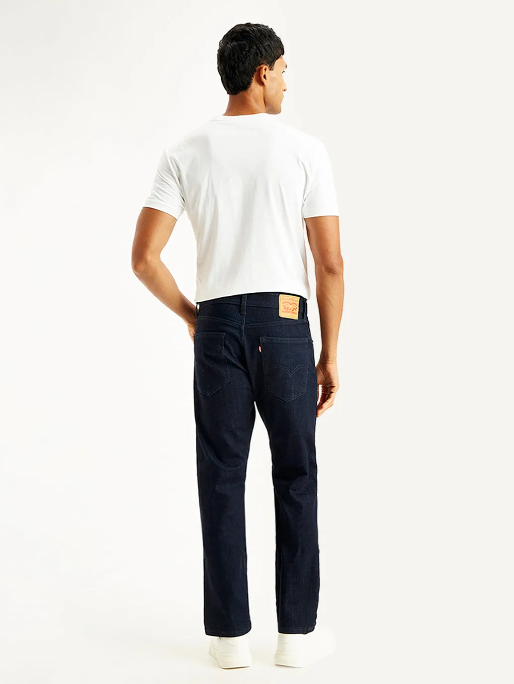 Men's 512 Navy Blue Slim Tapered Fit Mid Rise Jeans LEVI'S