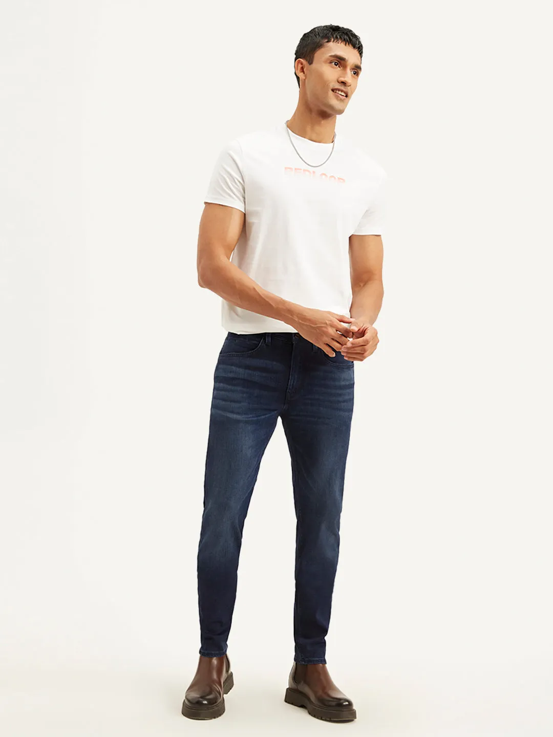 Men's 512 Slim Tapered Fit Dark Blue Jeans LEVI'S
