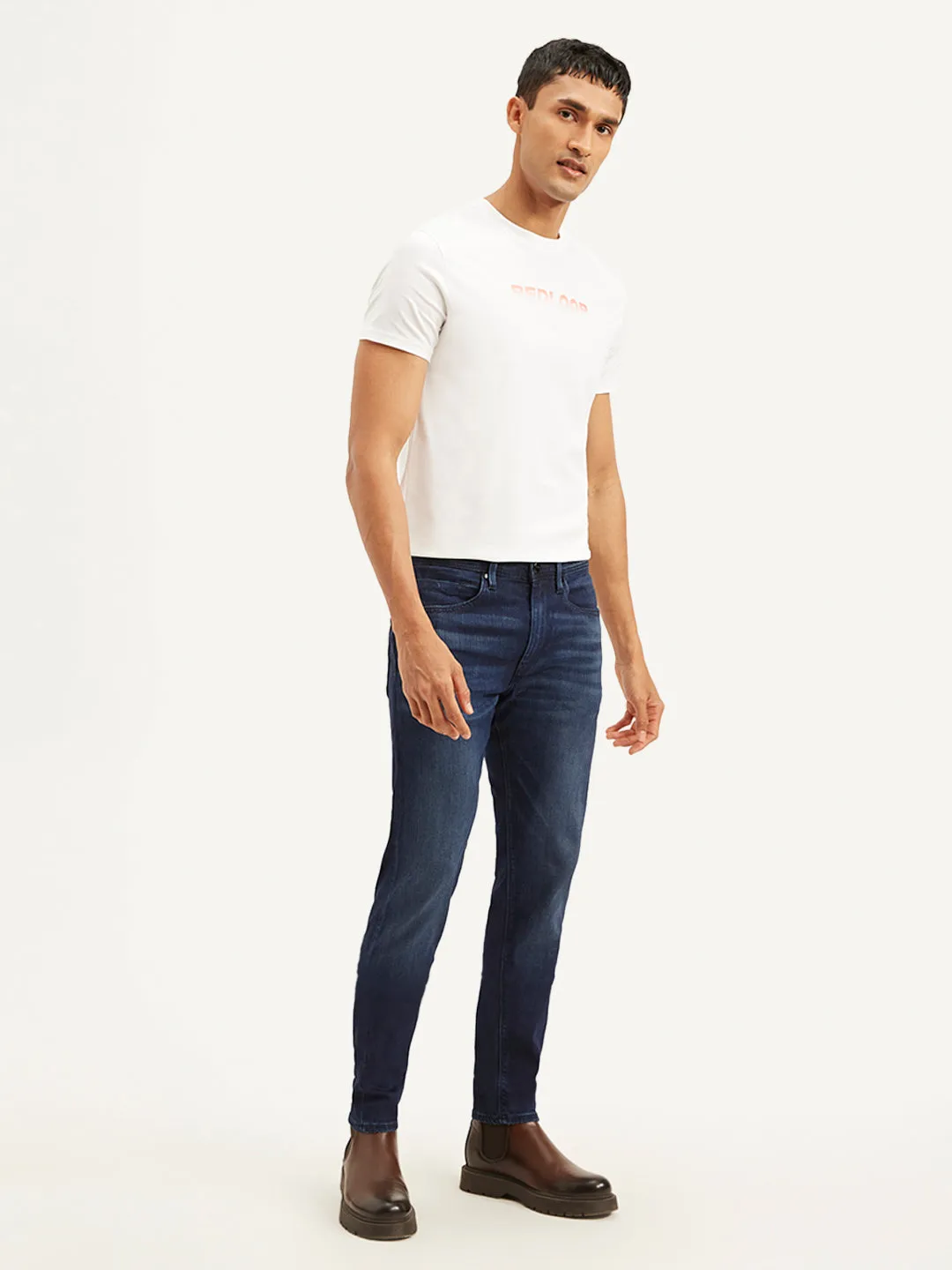 Men's 512 Slim Tapered Fit Dark Blue Jeans LEVI'S