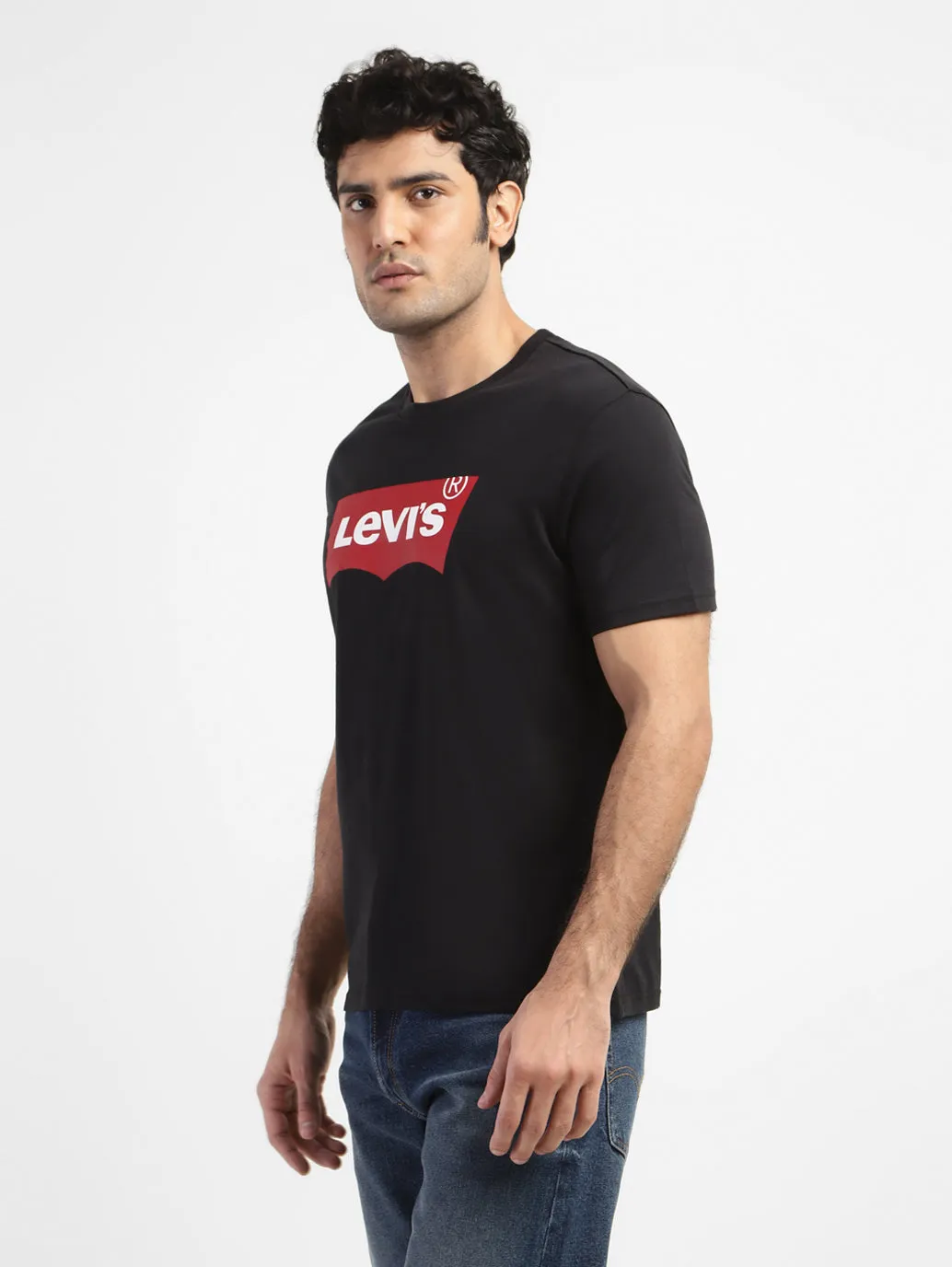 Men's Brand Logo Crew Neck T-shirt LEVI'S