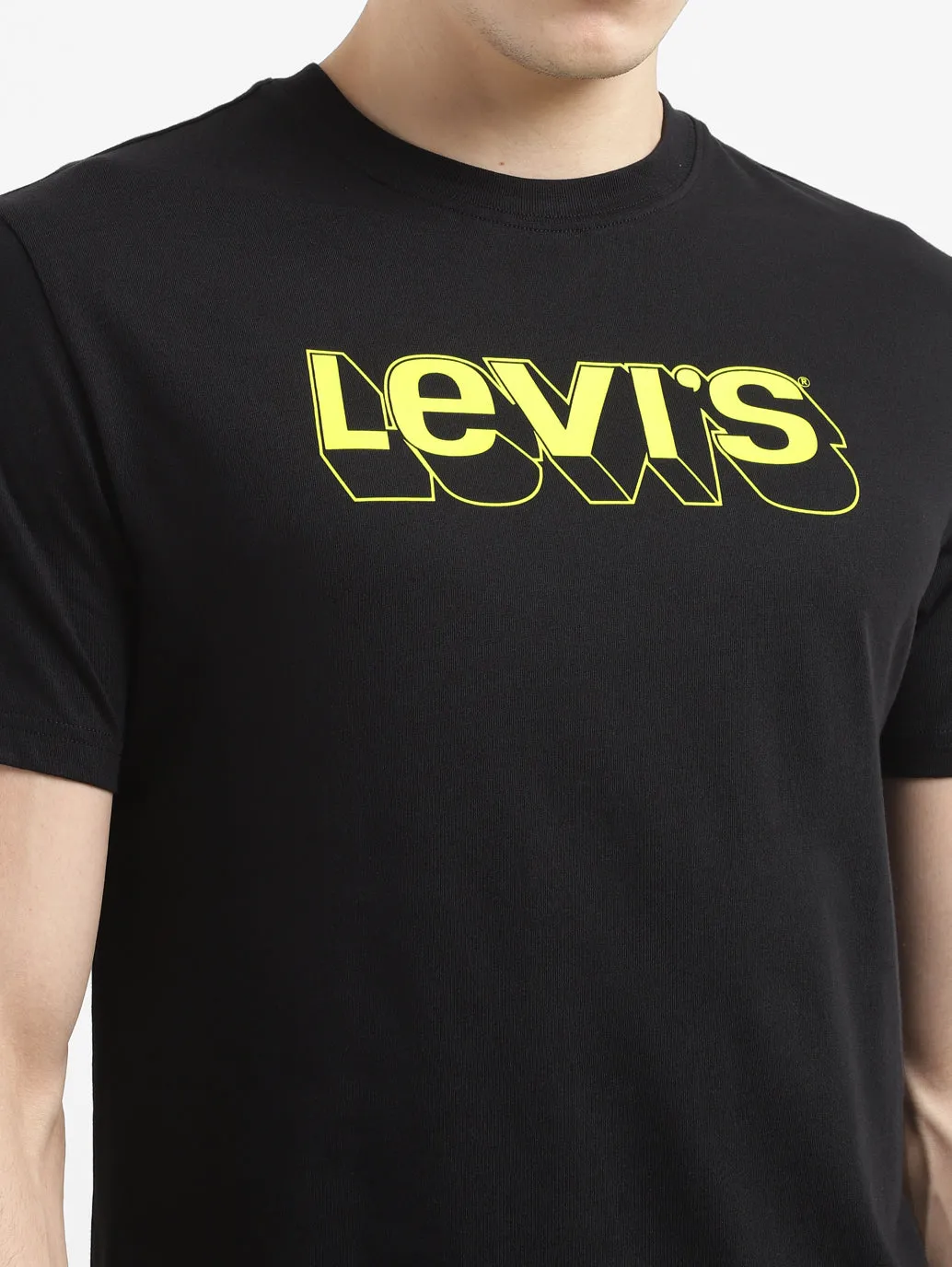 Men's Brand Logo Crew Neck T-Shirt LEVI'S