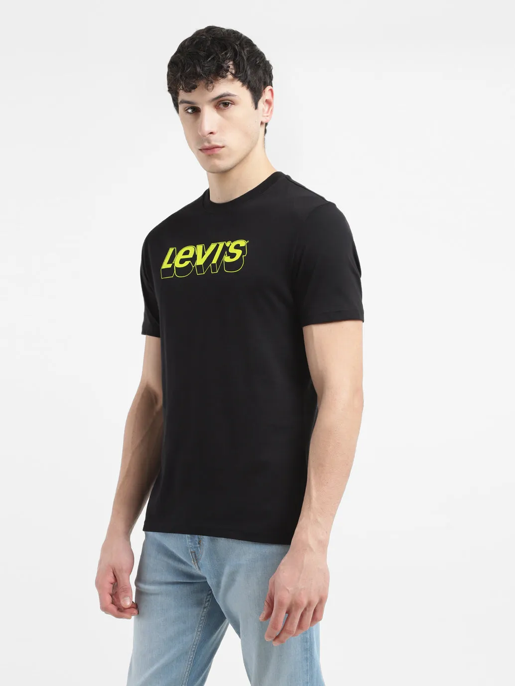 Men's Brand Logo Crew Neck T-Shirt LEVI'S