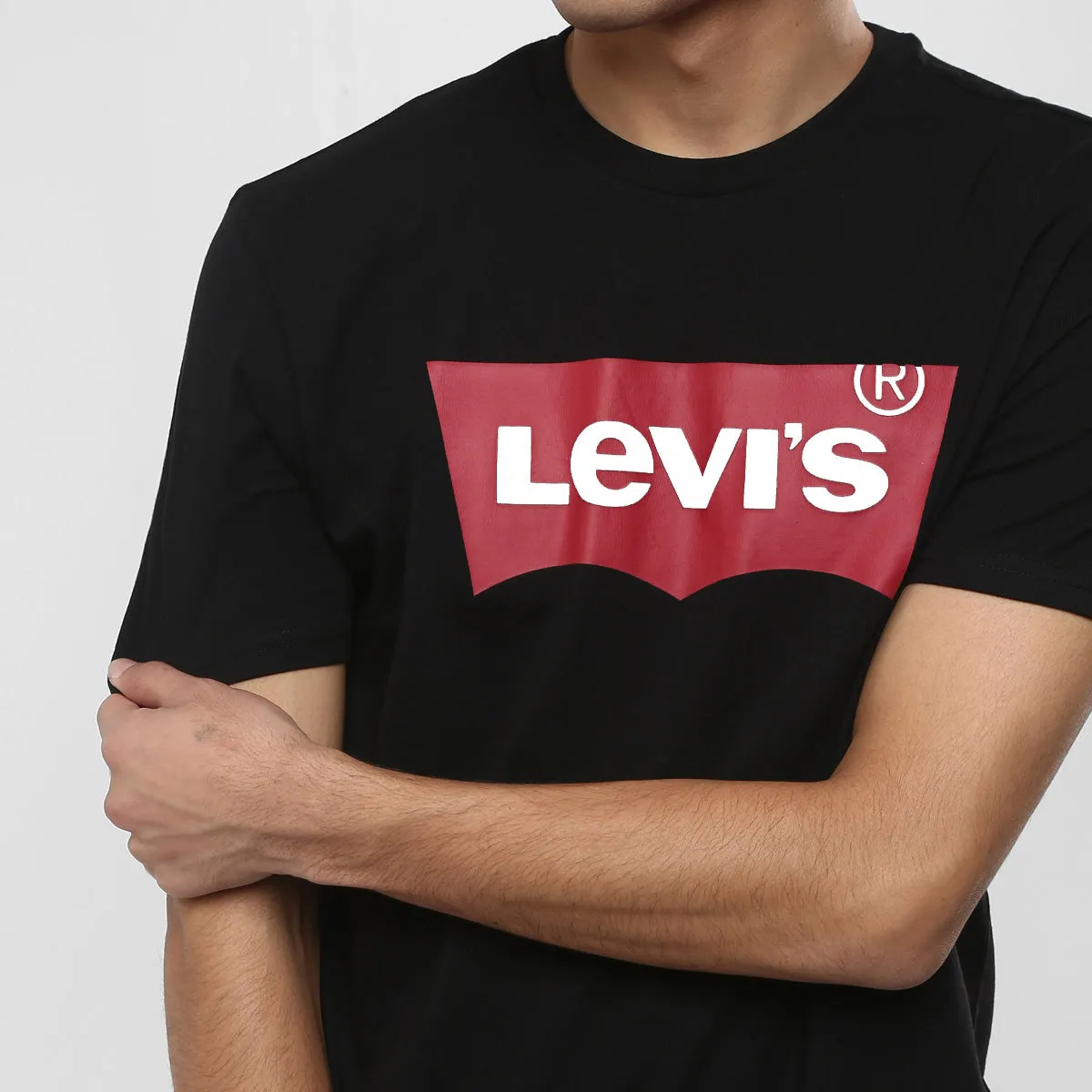 Men's Brand Logo Crew Neck T-shirt LEVI'S