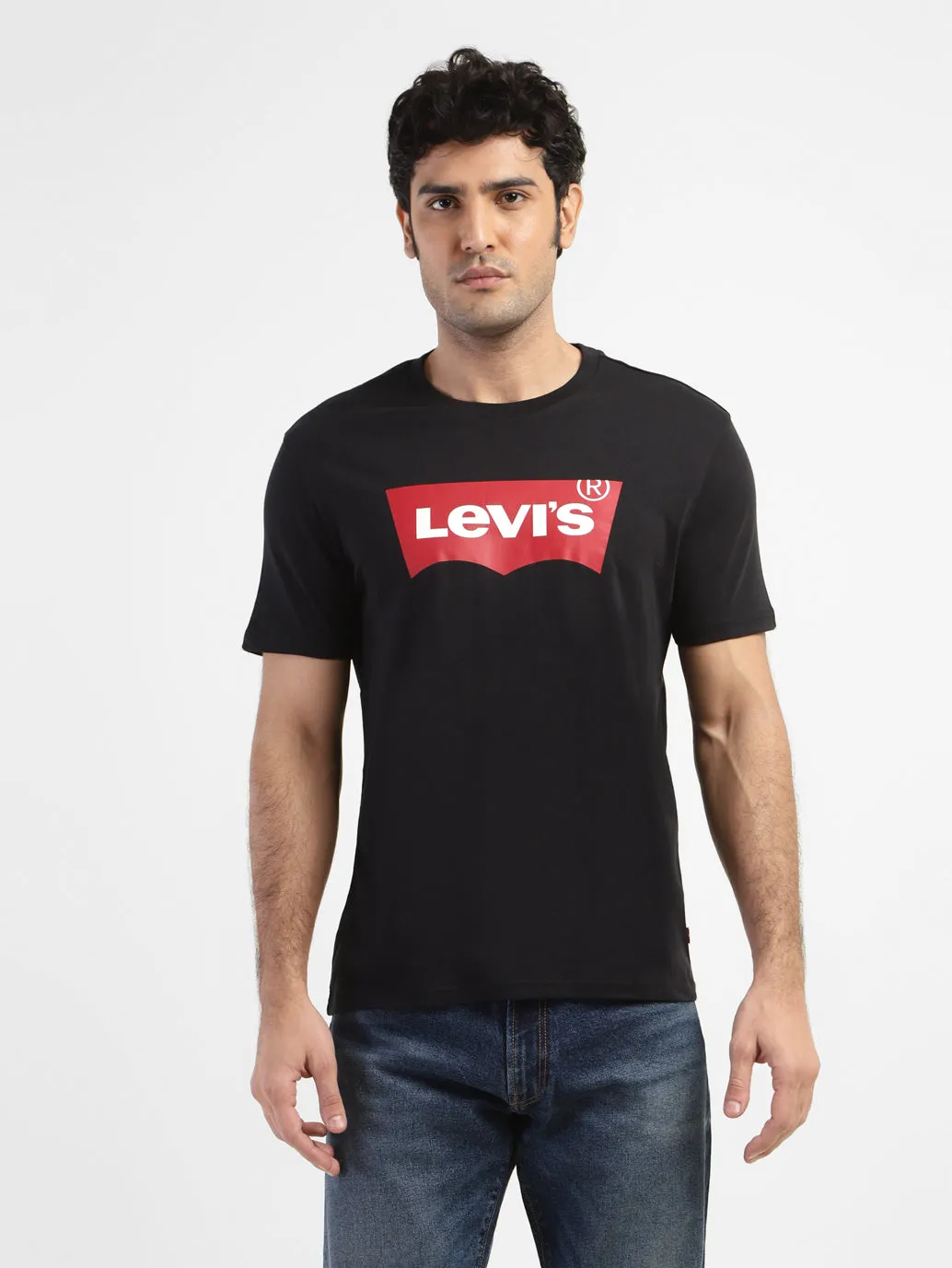 Men's Brand Logo Crew Neck T-shirt LEVI'S