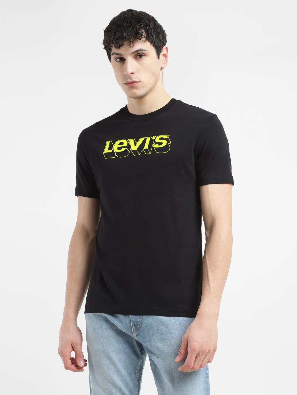 Men's Brand Logo Crew Neck T-Shirt LEVI'S