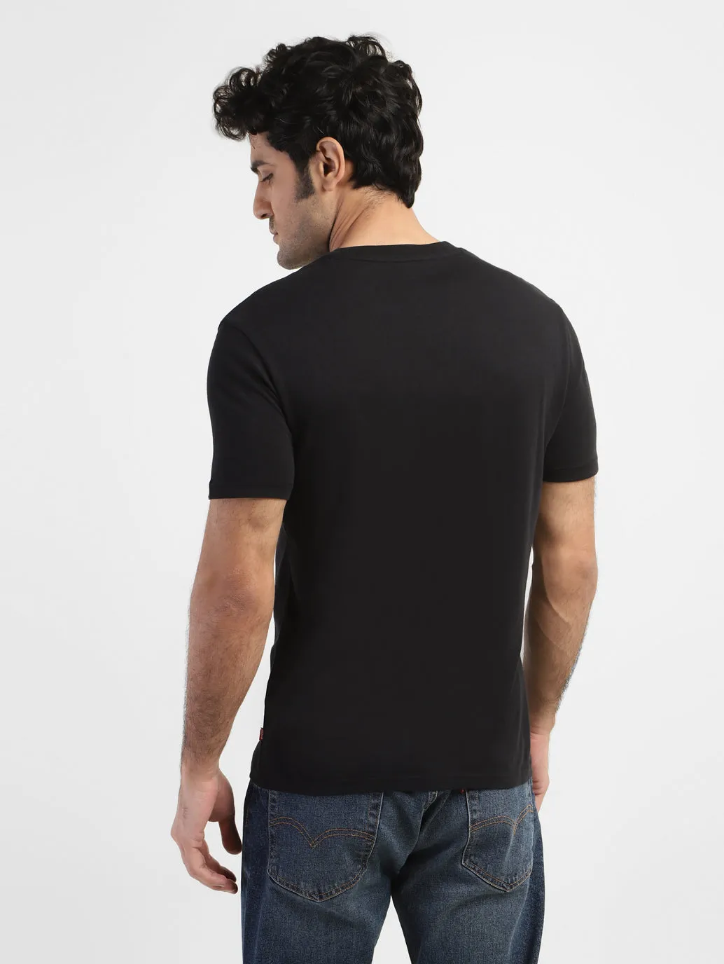 Men's Brand Logo Crew Neck T-shirt LEVI'S