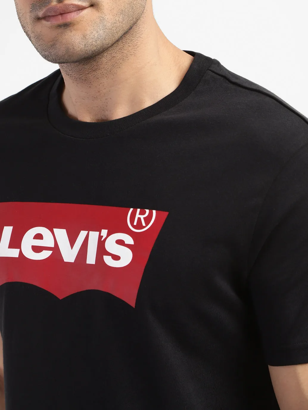 Men's Brand Logo Crew Neck T-shirt LEVI'S
