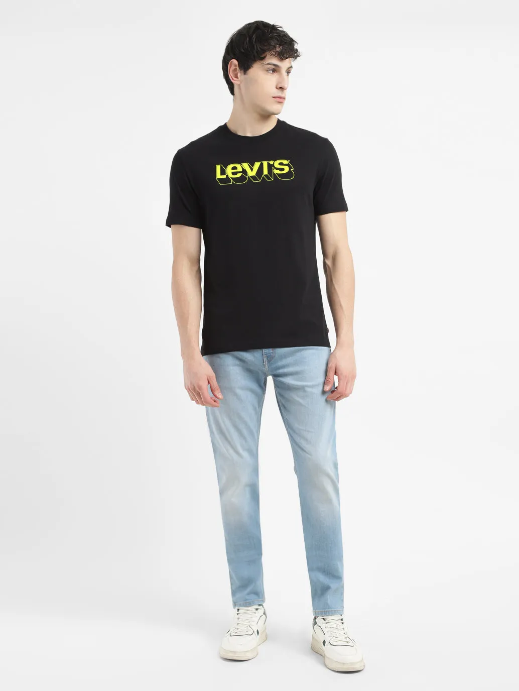 Men's Brand Logo Crew Neck T-Shirt LEVI'S