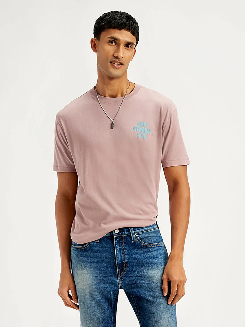 Men's Brand Logo Regular Fit T-Shirt LEVI'S