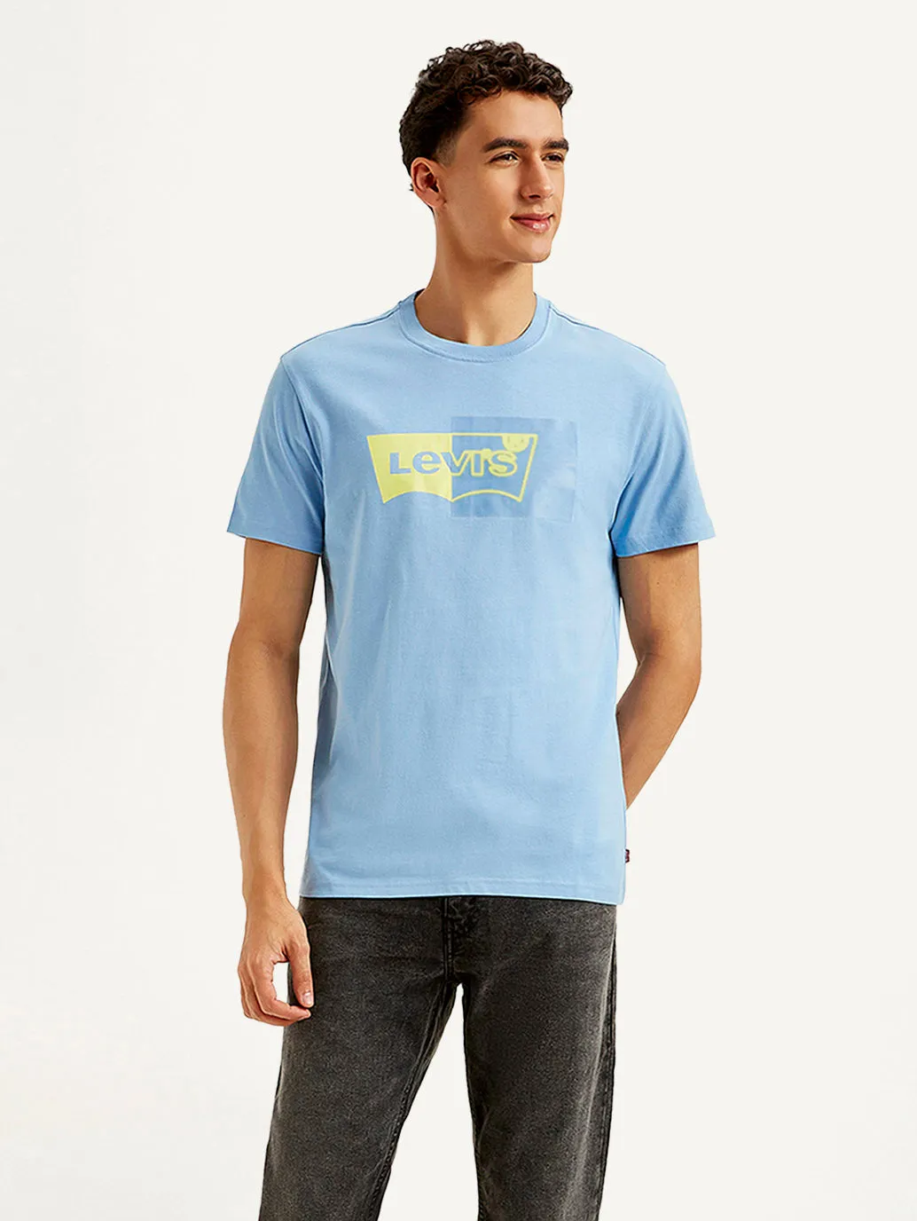 Men's Brand Logo Slim Fit T-shirt LEVI'S