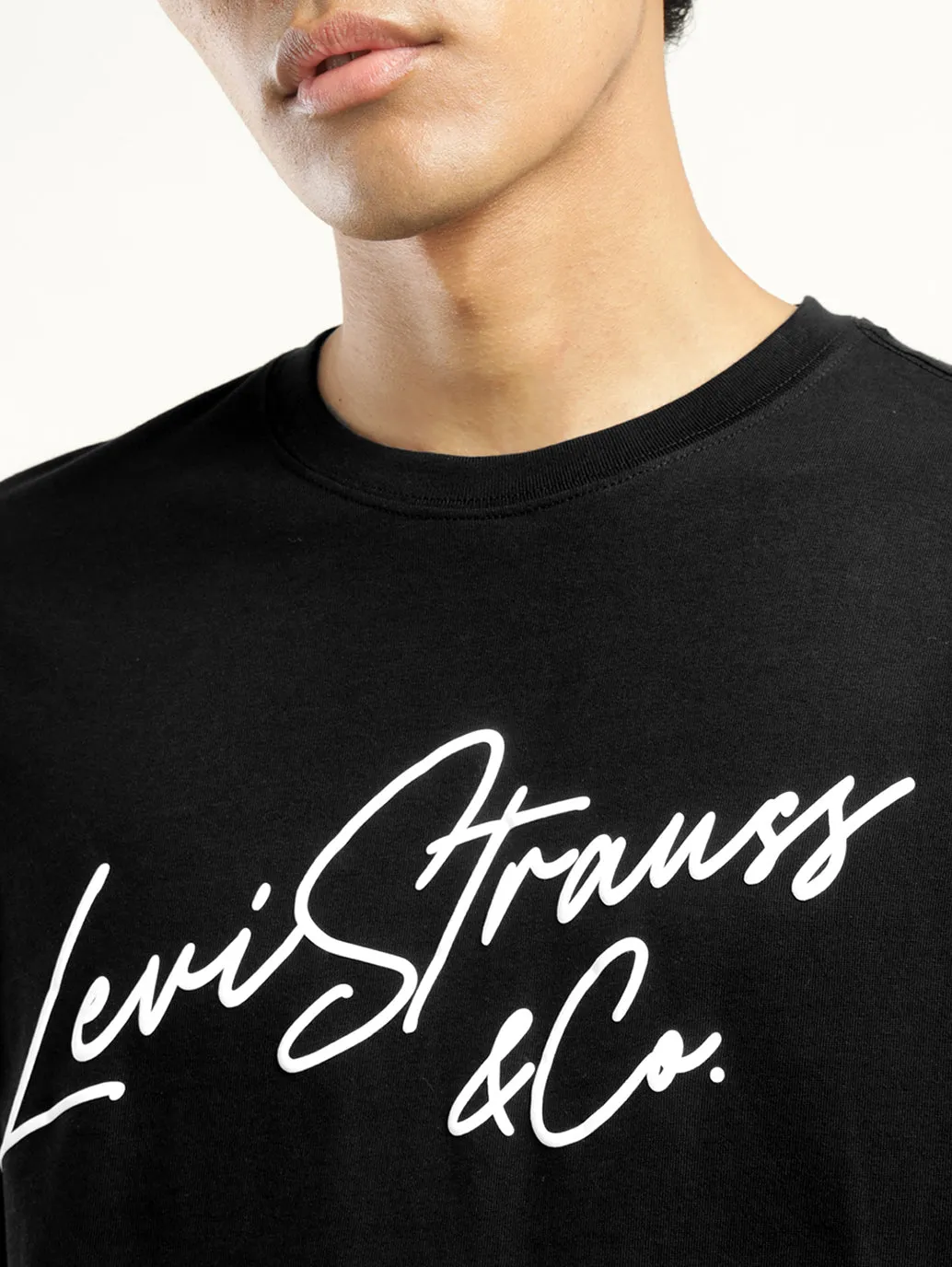 Men's Graphic Print Crew Neck T-Shirt LEVI'S