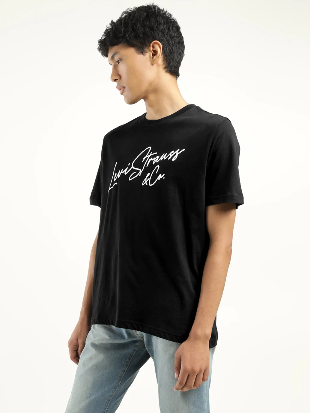 Men's Graphic Print Crew Neck T-Shirt LEVI'S