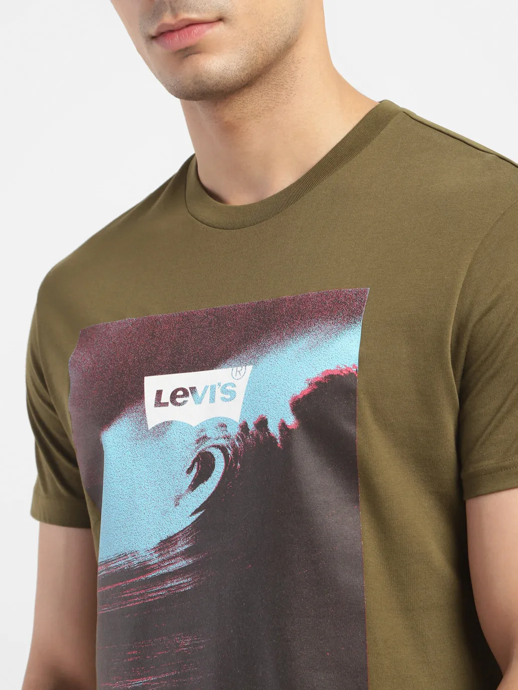 Men's Graphic Print Crew Neck T-shirt LEVI'S