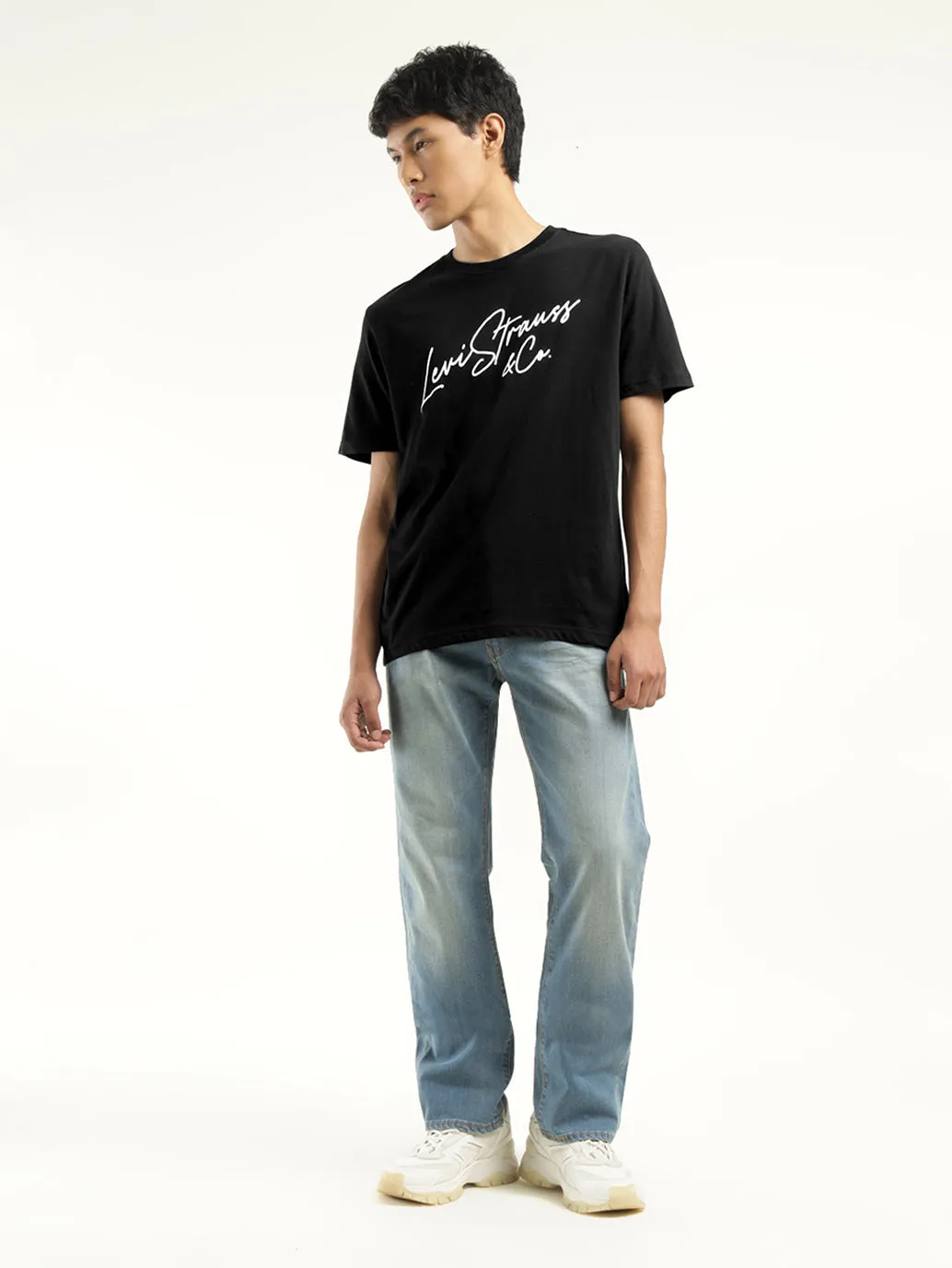 Men's Graphic Print Crew Neck T-Shirt LEVI'S