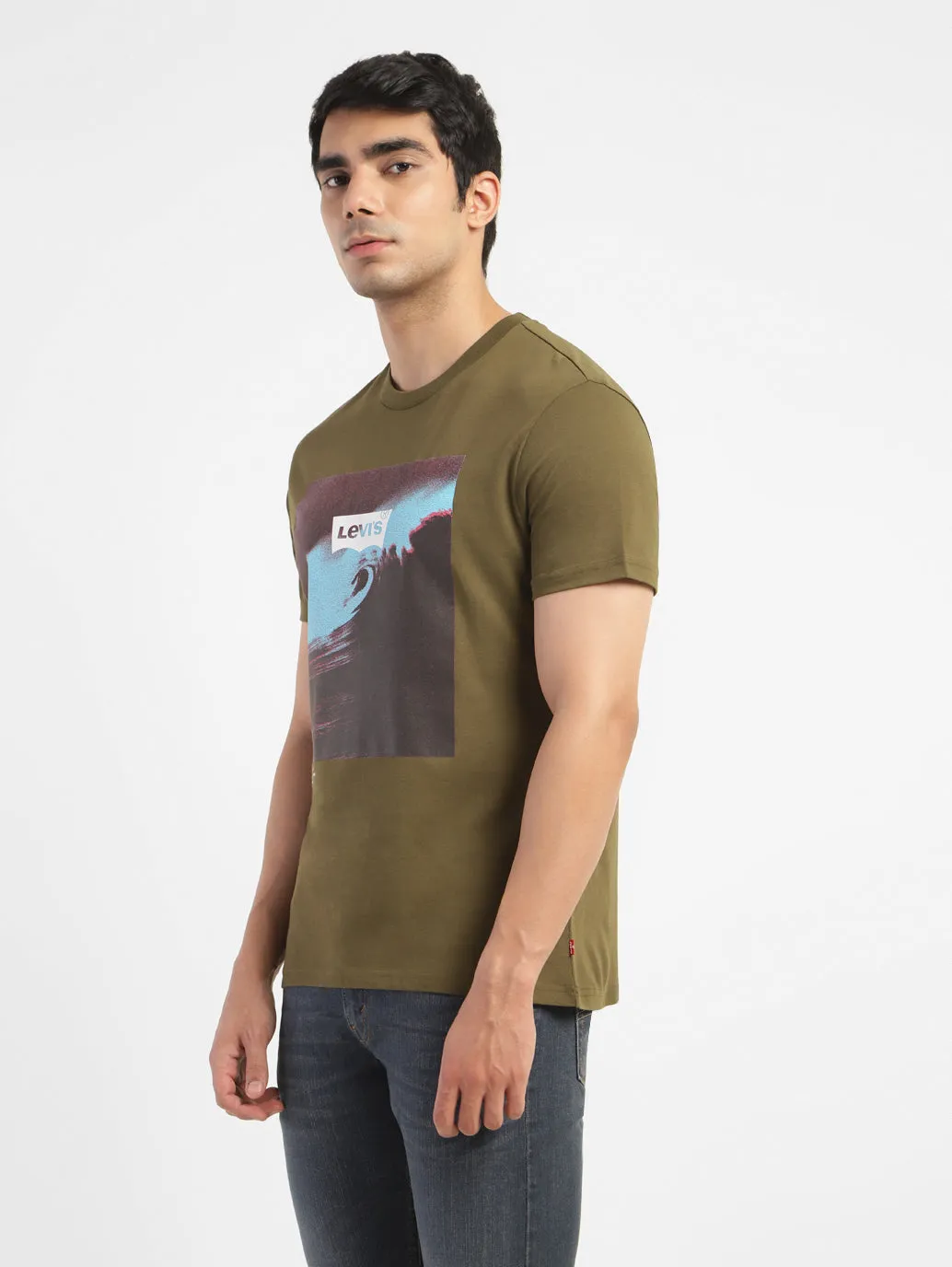 Men's Graphic Print Crew Neck T-shirt LEVI'S