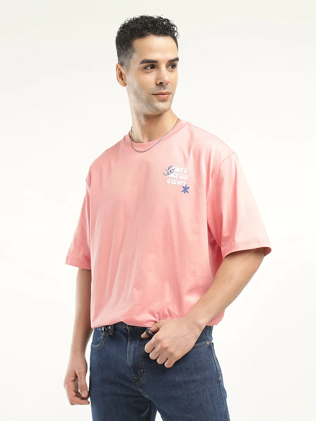 Men's Graphic Print Loose Fit T-shirt LEVI'S