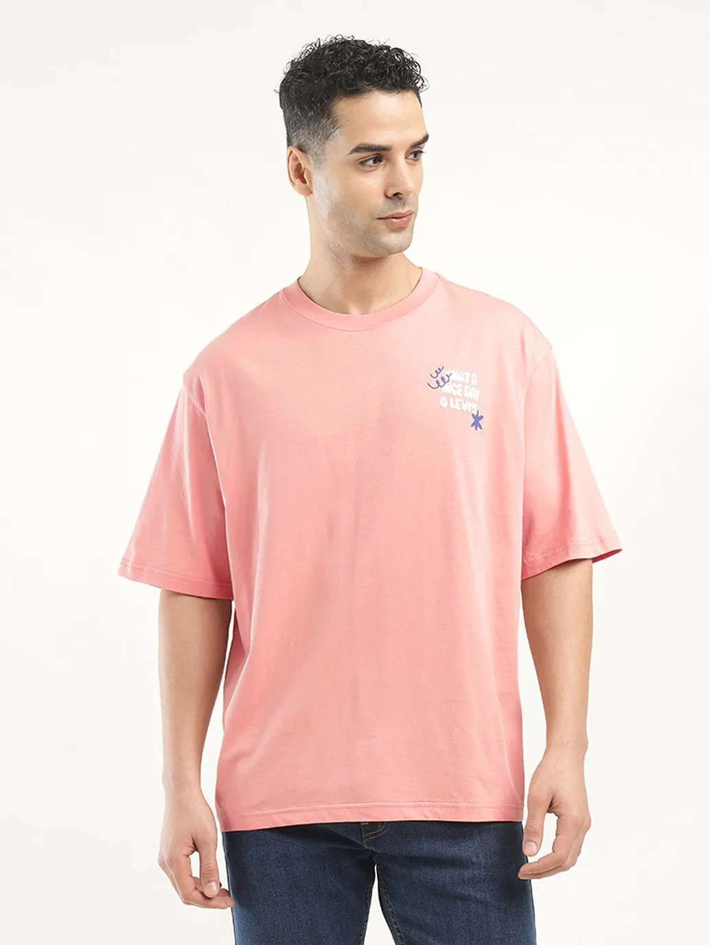 Men's Graphic Print Loose Fit T-shirt LEVI'S