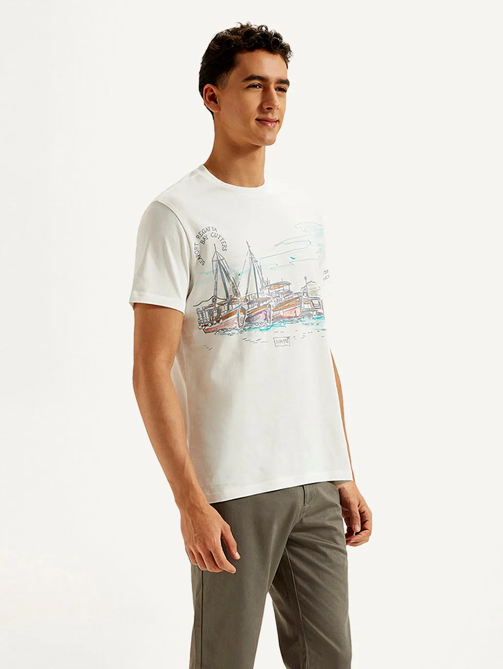 Men's Graphic Print Slim Fit T-shirt LEVI'S