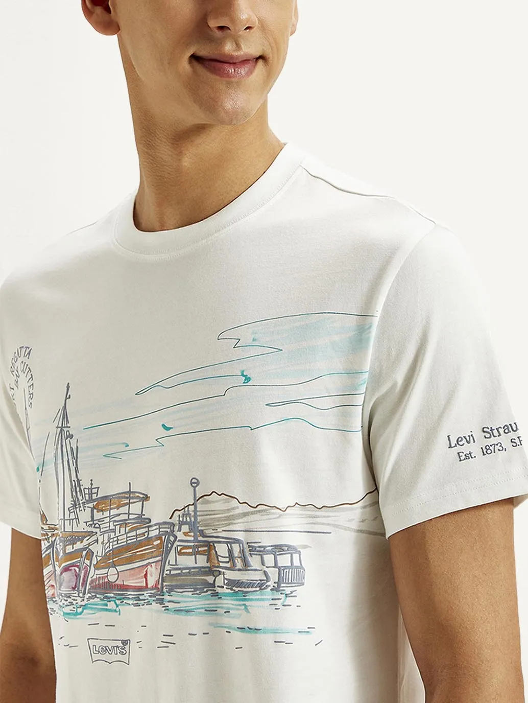 Men's Graphic Print Slim Fit T-shirt LEVI'S