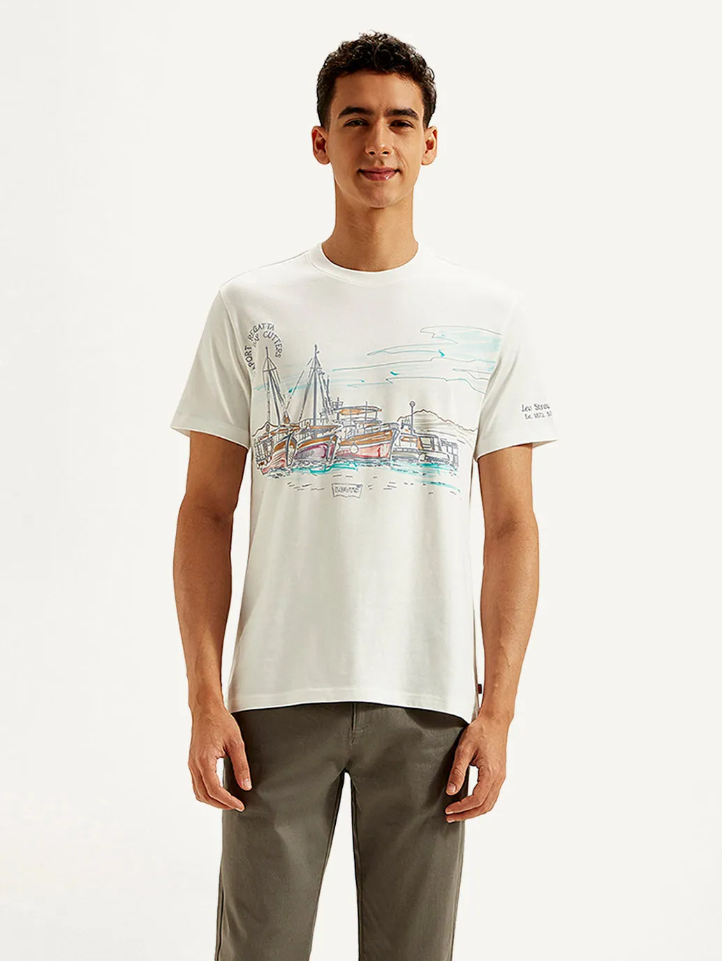 Men's Graphic Print Slim Fit T-shirt LEVI'S