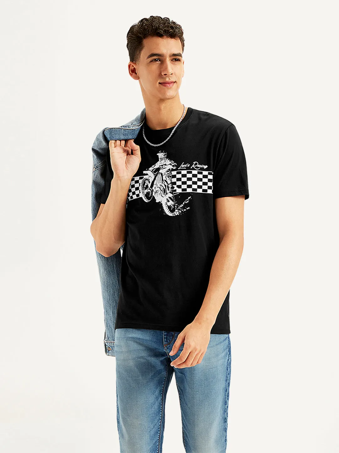 Men's Graphic Print Slim Fit T-Shirt LEVI'S