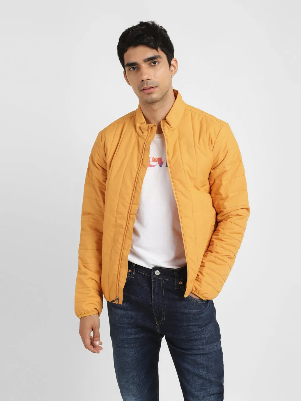 Men's Mock Collar Padded Jacket LEVI'S
